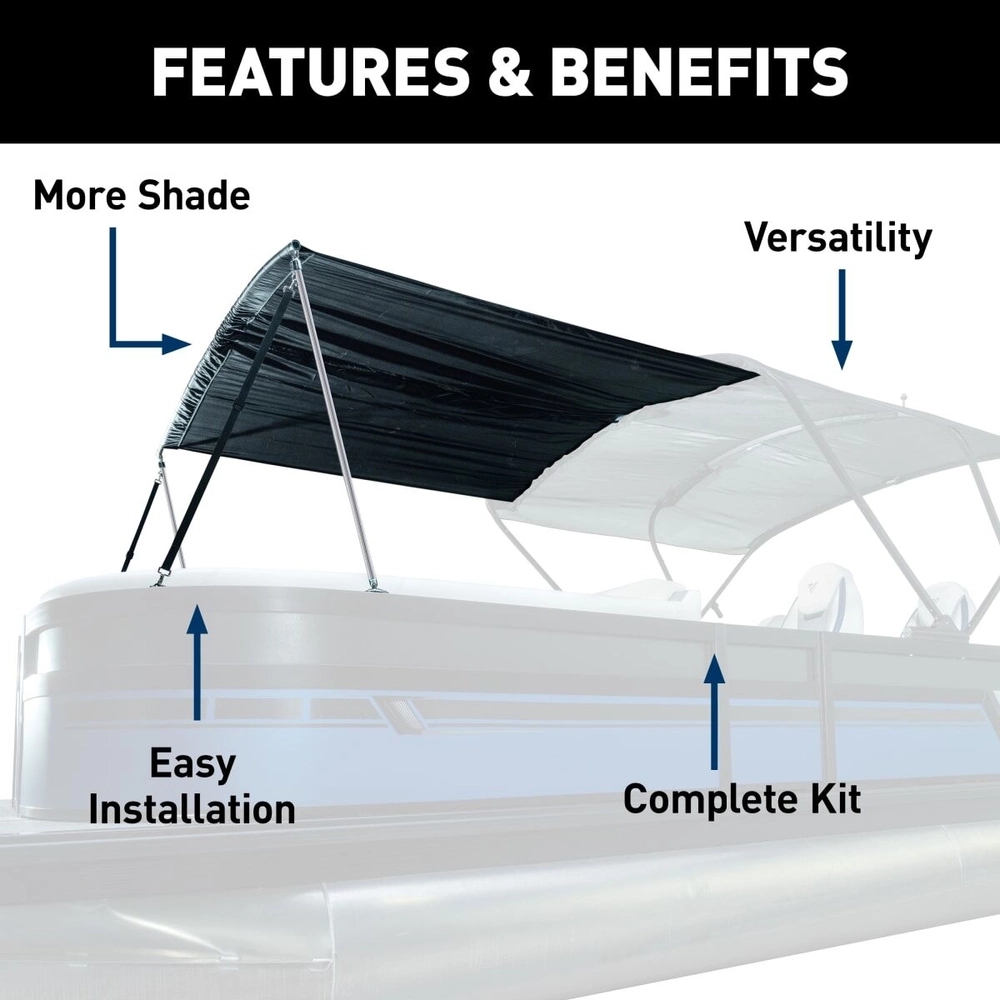 Shop SureShade Bimini Extension for Pontoon Boats | Lippert
