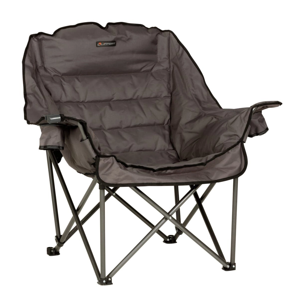 Shop Lippert Big Bear Club Camping Chair - Dark Grey | Lippert