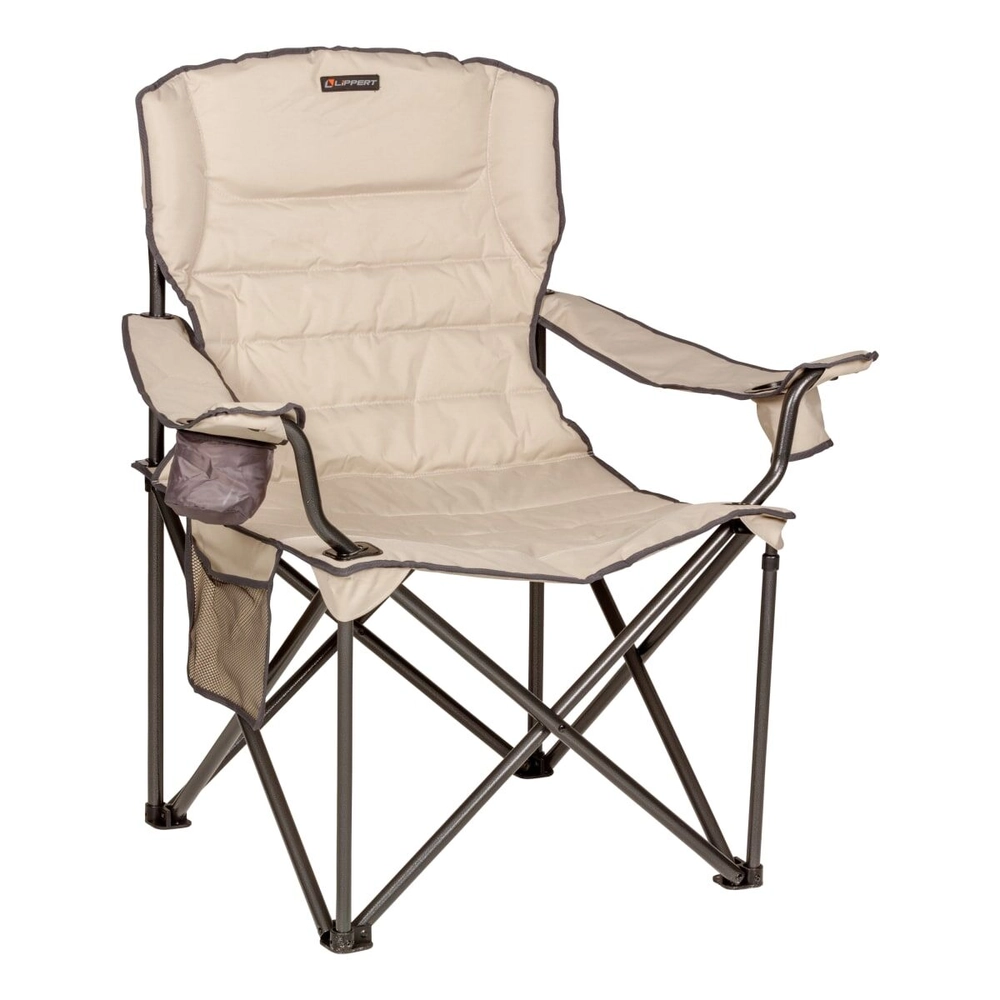 Lippert Campfire Deluxe Folding Chair - Sand #2022114819 | Lippert