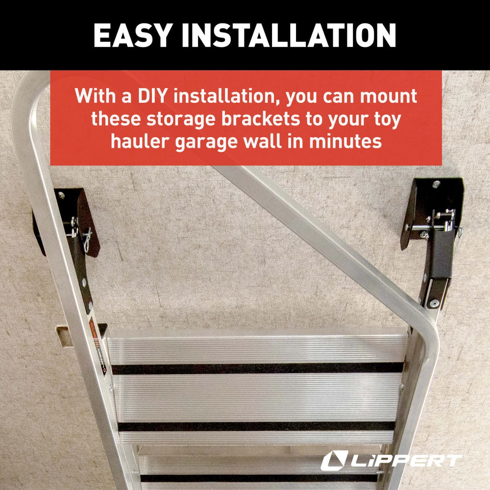 Shop Lippert Victory Step® Garage Storage Brackets | Lippert