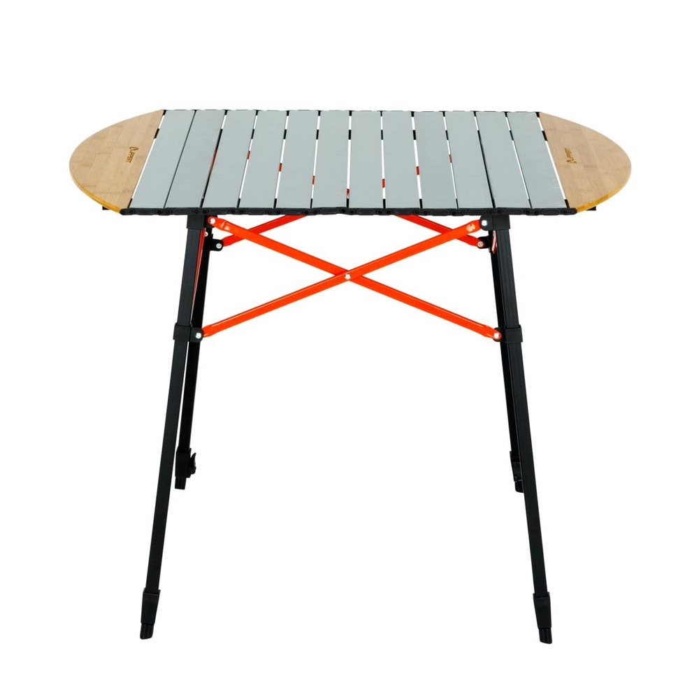 Lippert Roll Top Camping Table - Bamboo & Hammer Grey #2023053727