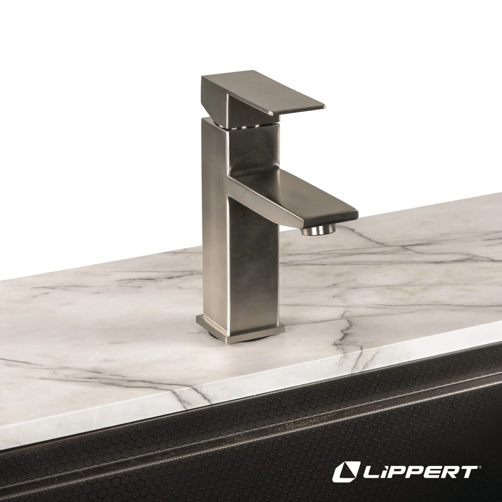 Flow Max™ Square Bathroom Faucet - Black Matte #2024025313 | Lippert