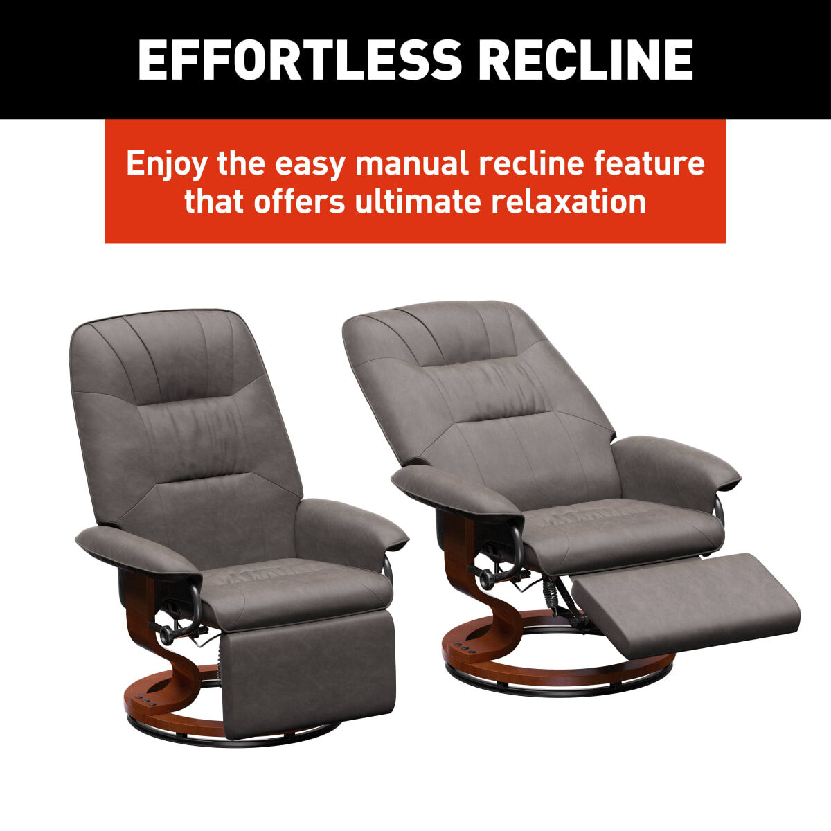 Thomas Payne® Signature RV Swivel Euro Recliner - McCoy