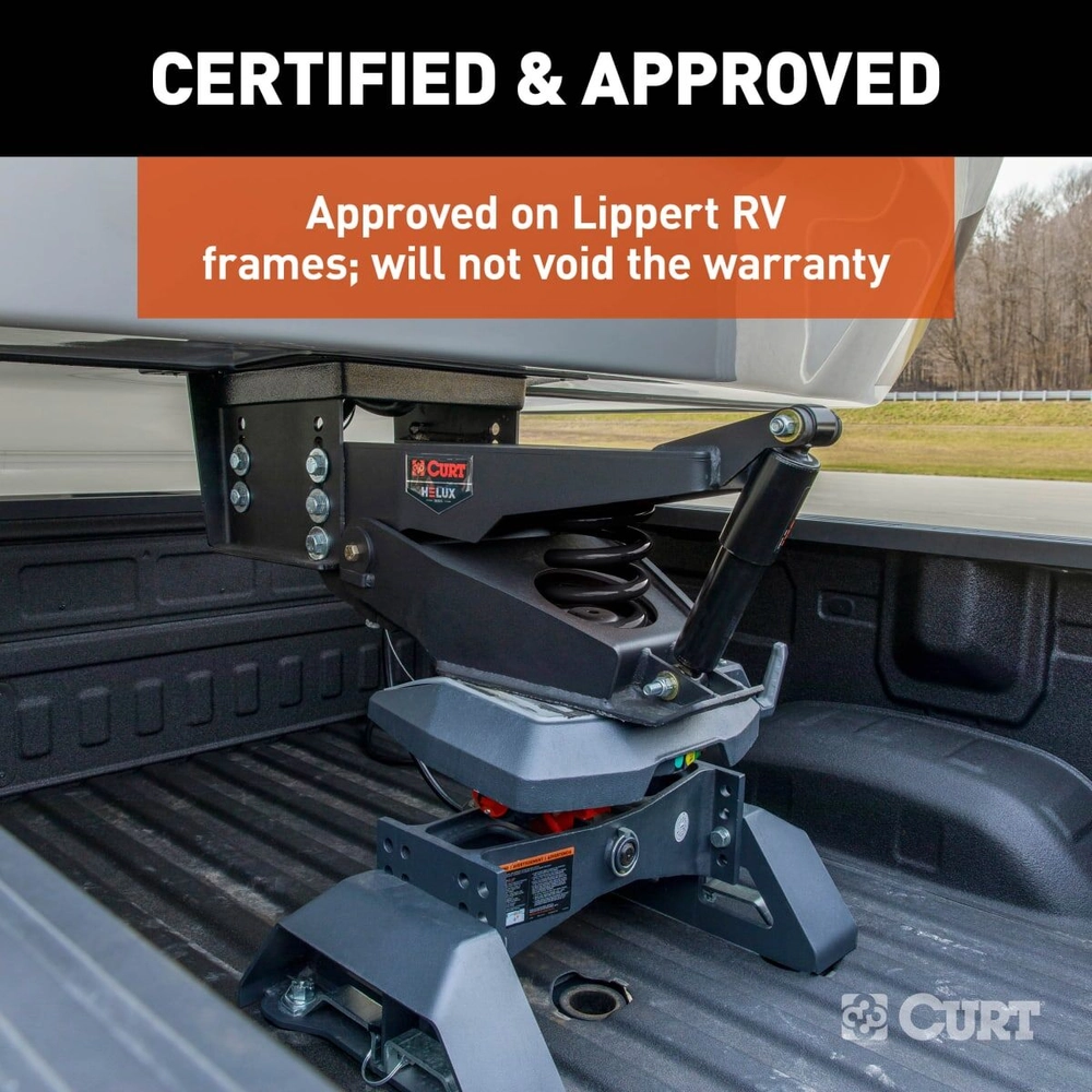 CURT Helux Coil-Spring 5th Wheel Pin Box, 5,400 lbs. Pin