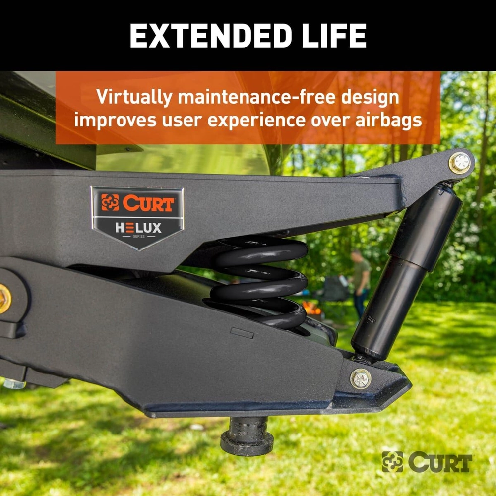 CURT Helux Coil-Spring 5th Wheel Pin Box, 5,400 lbs. Pin