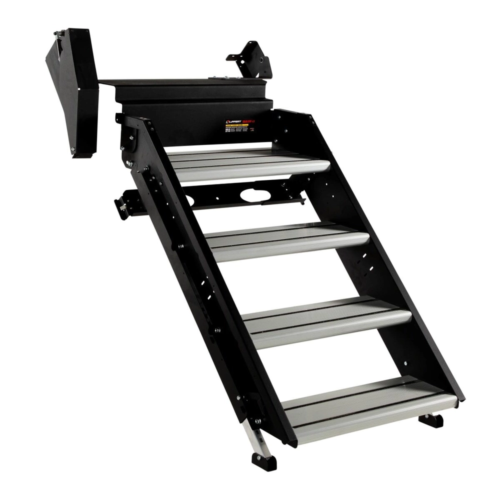 Lippert Solid Step 4.0 Premium RV Steps with Lift Assist - Quad, 26"  #2024057000