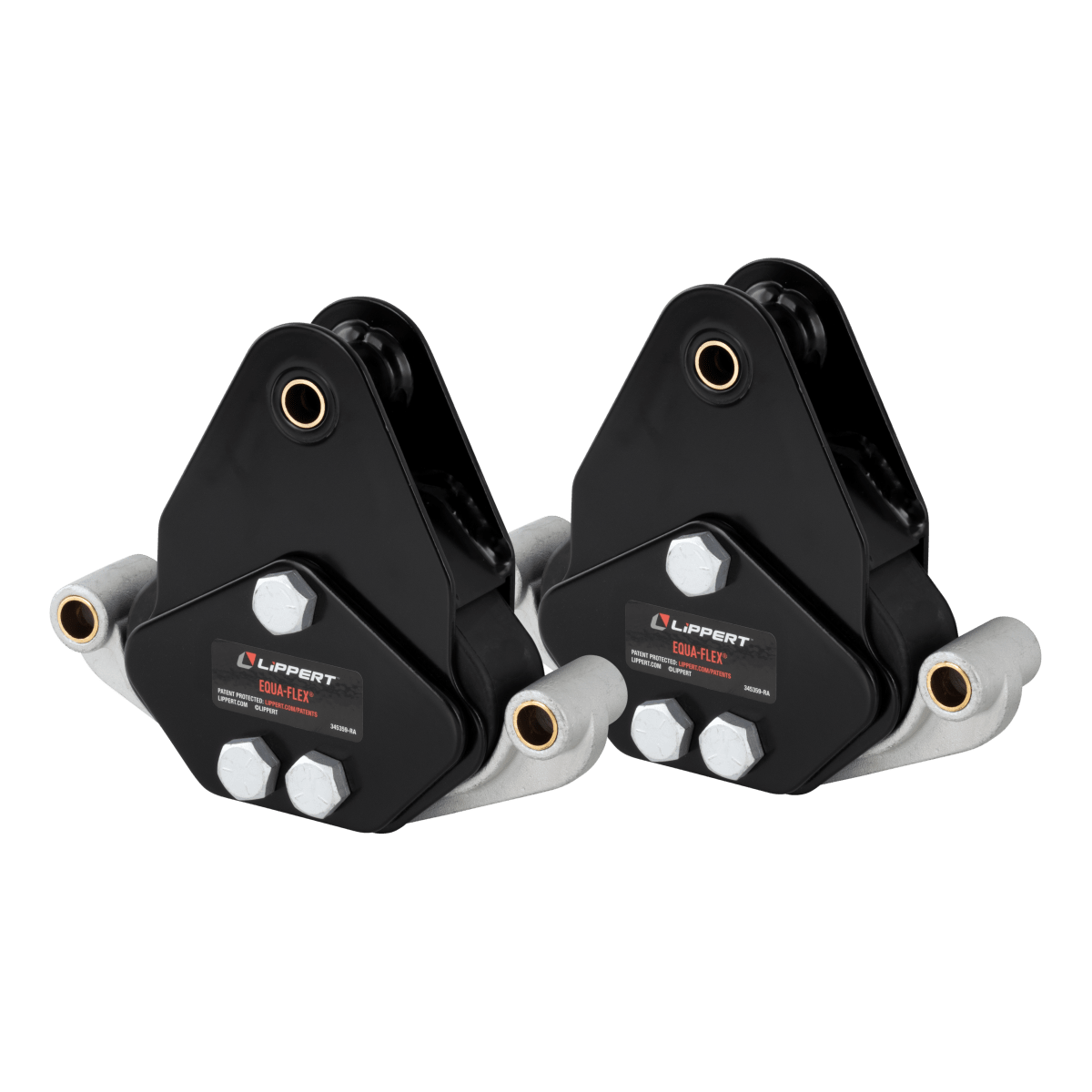 Energy Life EXTRA Water Life Series 2 ×2 Lippert Equa-Flex® Rubberized Equalizer Tandem Axle Kit for Heavy