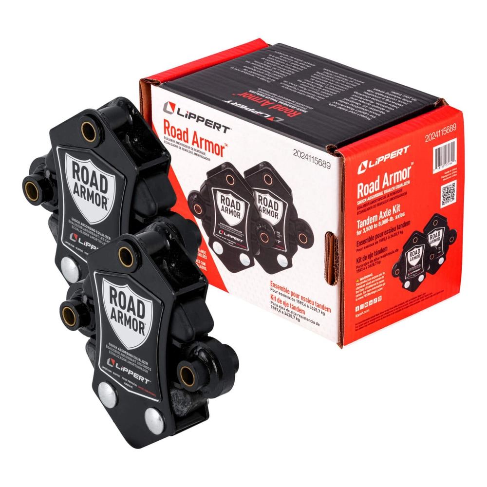 Lippert Road Armor™ Shock-Absorbing Trailer Equalizer Tandem Axle