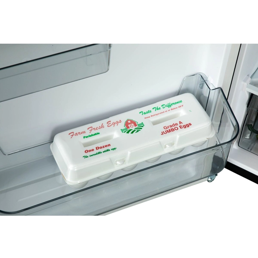 Furrion RV Refrigerator - 12V, 10.6 cu. ft., Black Glass Finish