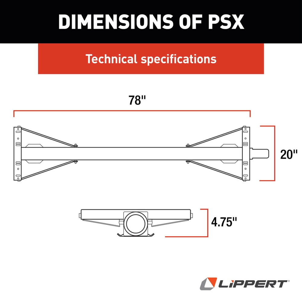Lippert PSX1® High-Speed RV Power Stabilizer Jack System with