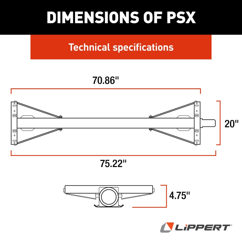 Lippert PSX1® High-Speed RV Power Stabilizer Jack System with