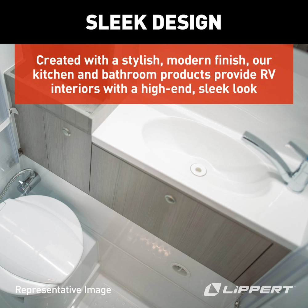 Shower Pan with Left Drain | Lippert