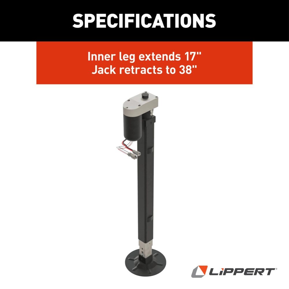 Lippert Ground Control Hall Effect Front Jack - Left or Right