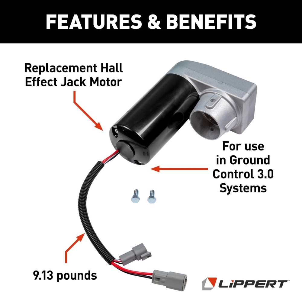 Lippert Ground Control® Hall Effect Jack Motor #343758 | Lippert