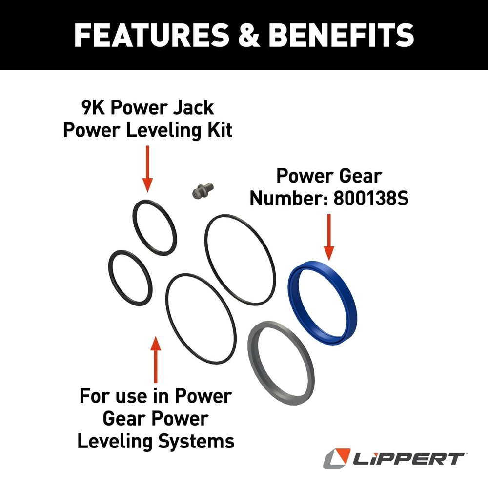 9K Jack Power Leveling Kit | Lippert