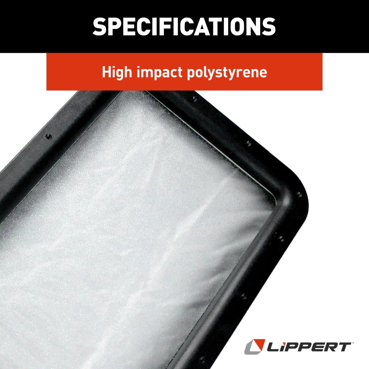 Lippert Inner & Outer Window Frame with Seal & Glass - 12