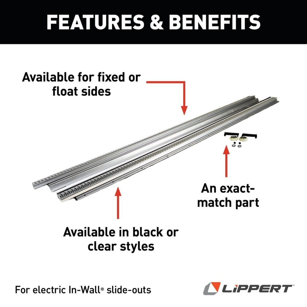 Lippert In-Wall® Dual Rack Repair Kit for RV Slide-Outs - Float