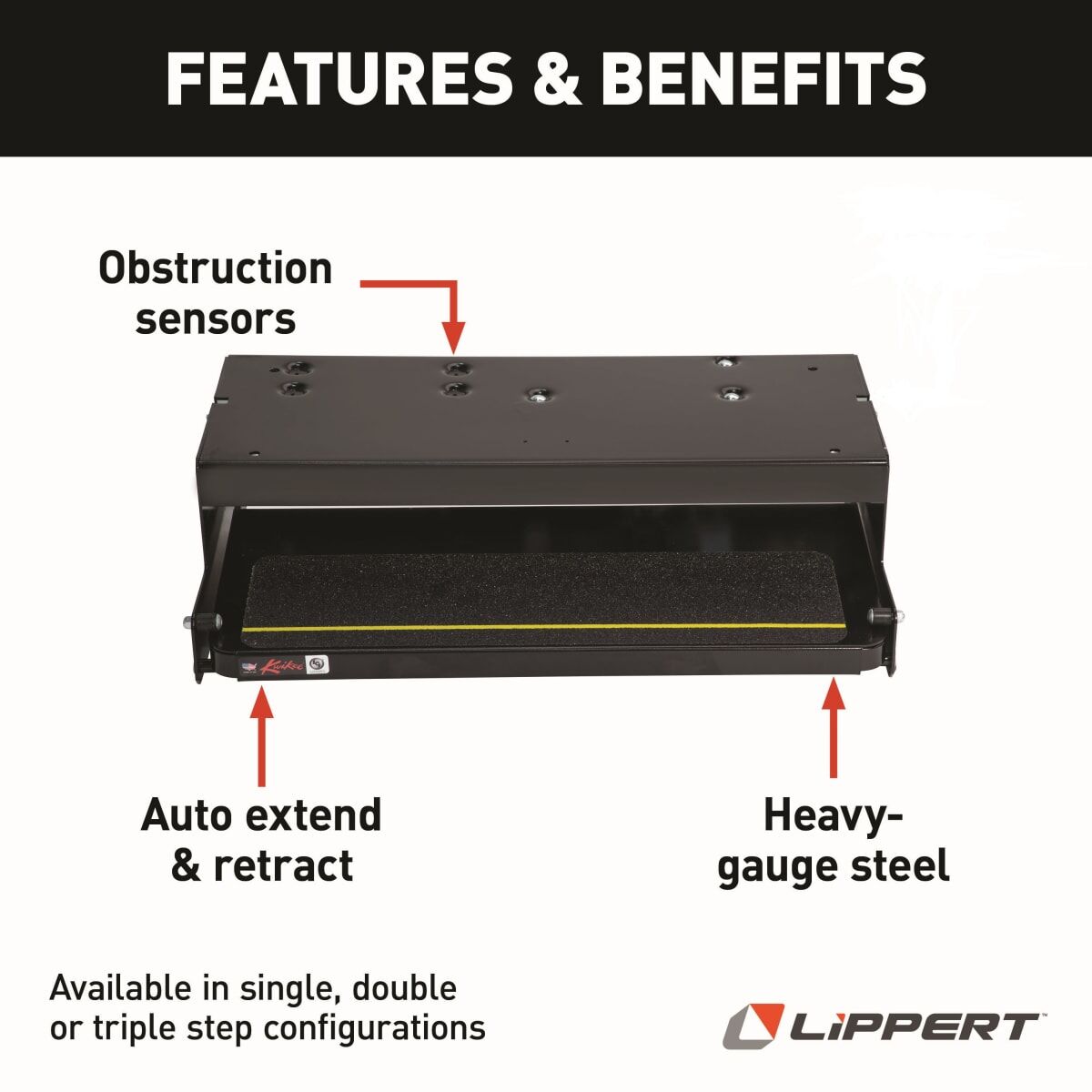 Kwikee® 26 Series Step Assembly with Standard Drive Operation and