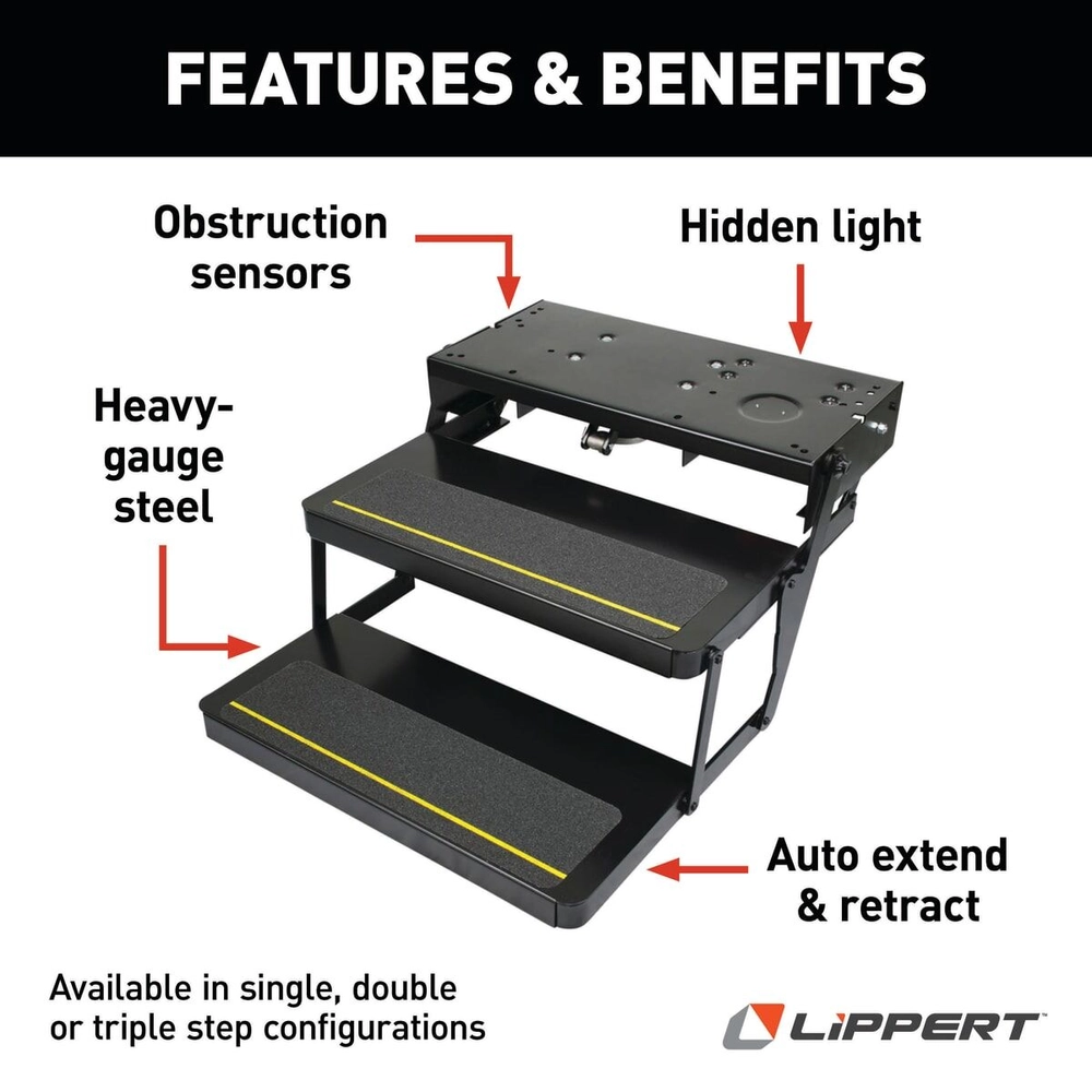 かえ Kwikee® 32 Series Electric Step Assembly Frame #908032000 | Lippert