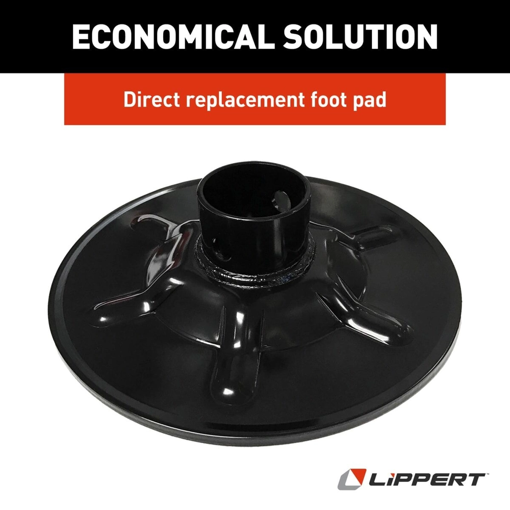 Lippert Hall Effect Replacement Rear Jack Foot Pad - 9