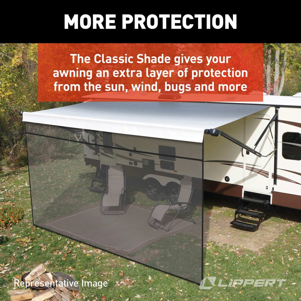 Solera Super Shade RV Awning Front Panel - 8' x 10' #3797820810