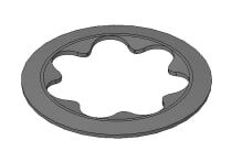 Solera Round Retaining Washer, Dacromet Finish #431583 | Lippert