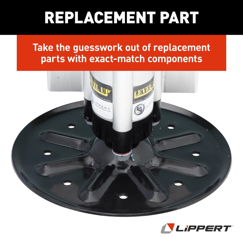 Hydraulic Jack Assembly in Silver - Aluminum - 8,000 lbs. | Lippert