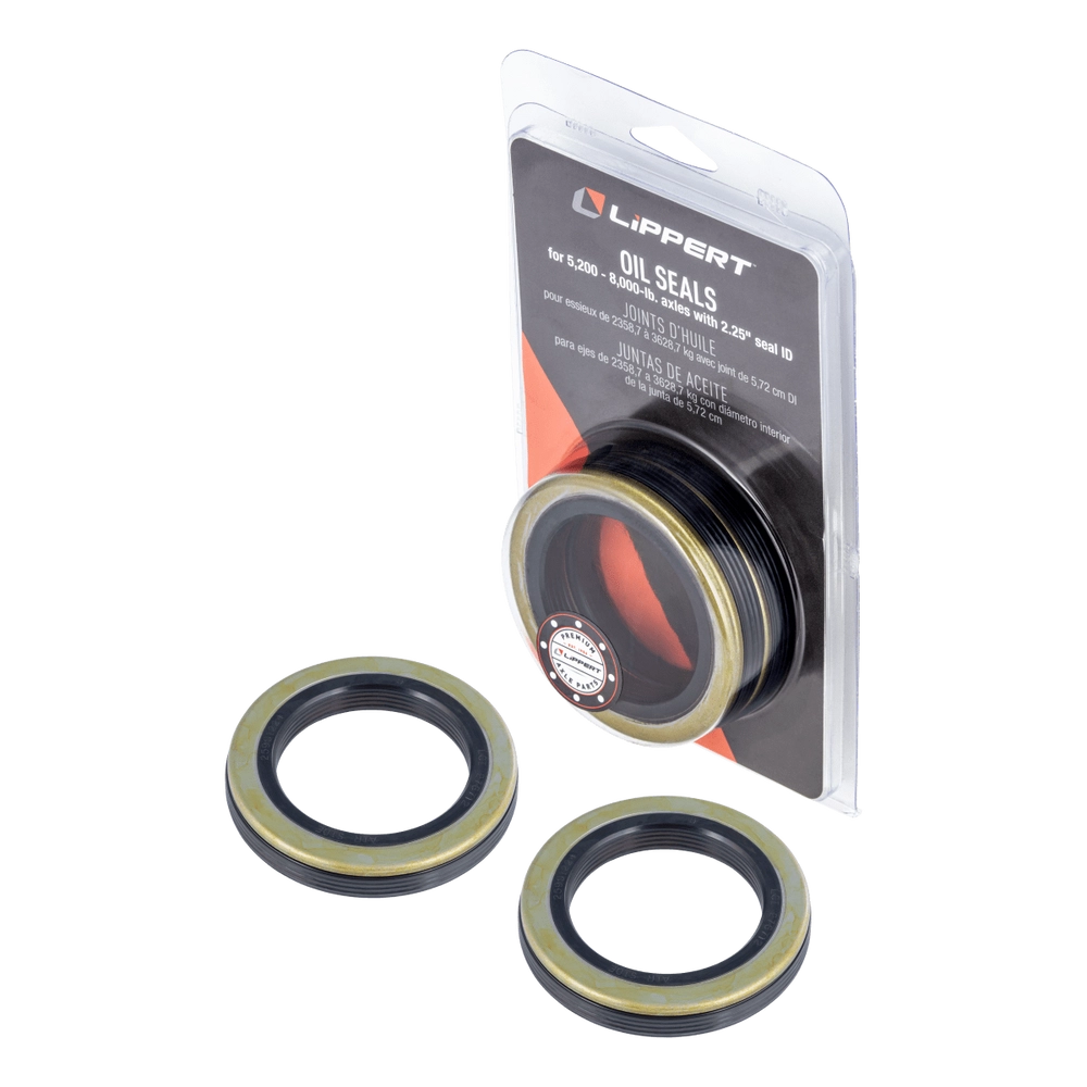 Lippert Unitized Oil Seal - 5,200-8,000-lb. Axles, 2.25" Spindle Shaft Diameter, 3.371" Hub Bore Diameter