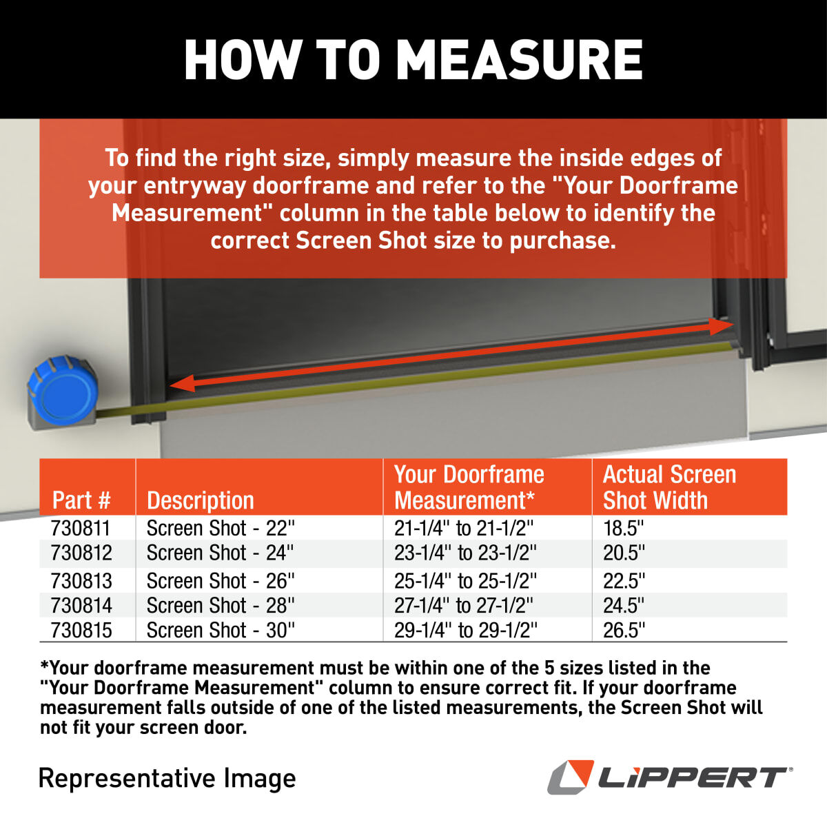 確認用　vistlip lipper まとめ売り Lippert Screen Shot® Automatic RV Screen Door Closer - 28