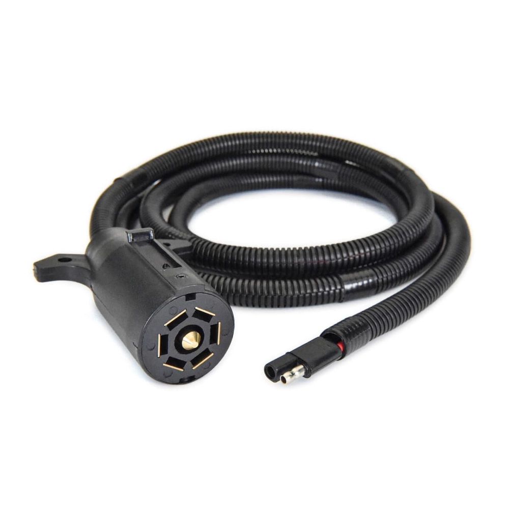 小物 SADDLE PULL UP / TONGUE Power Swap 2-Way to 7-Way Auxiliary Cord for 5th Wheel RV or