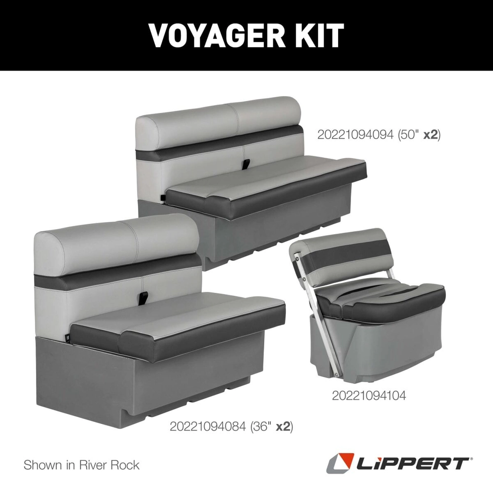 Lippert Rockport™ Pontoon Furniture Voyager Kit | Lippert