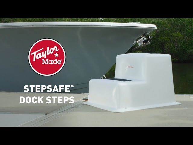Taylor Made Single Tread StepSafe™ Dock Step, White #47100 | Lippert
