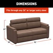 Thomas Payne® Signature Heritage Series RV Clickback Sleeper Sofa