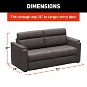 Thomas Payne® Signature Heritage Series RV Clickback Sleeper Sofa