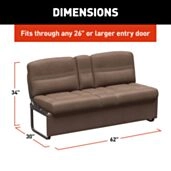 Thomas Payne® Signature RV Jackknife Sleeper Sofa - 62