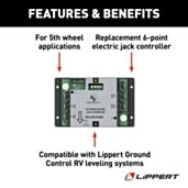 Lippert Ground Control® 2.0 6-Point 5th Wheel Electric Jack