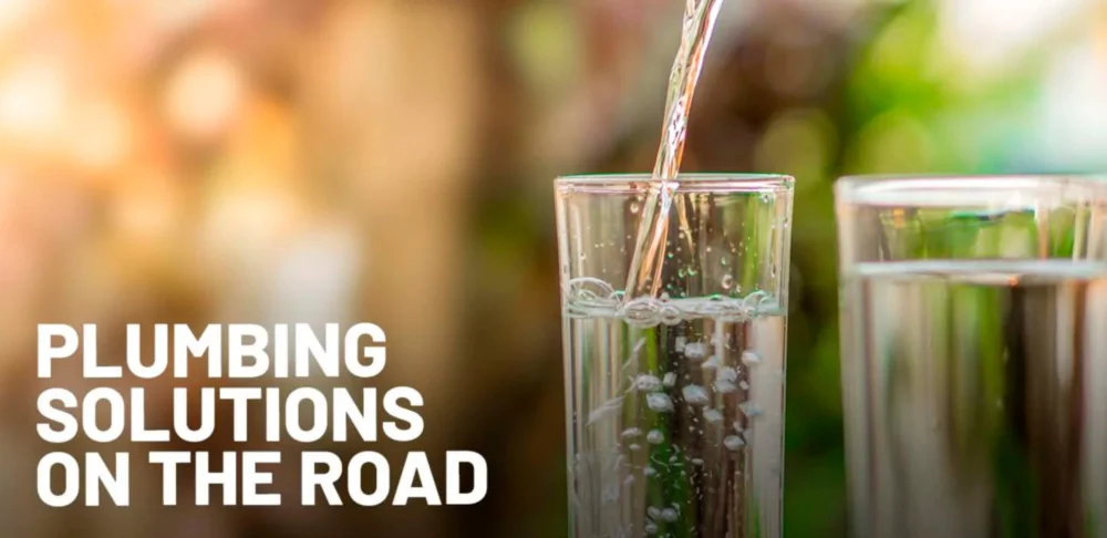 Flow Max RV Plumbing Solutions Water on Road