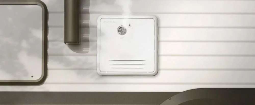 Furrion RV Hot Water Heater Installed