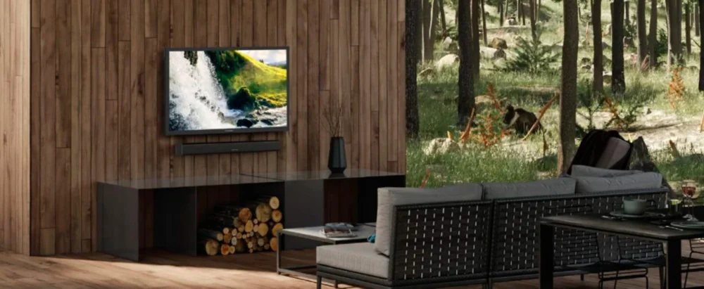 Furrion Outdoor TV in Patio Space