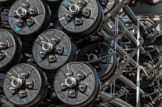 Trailer Wheel and Axle