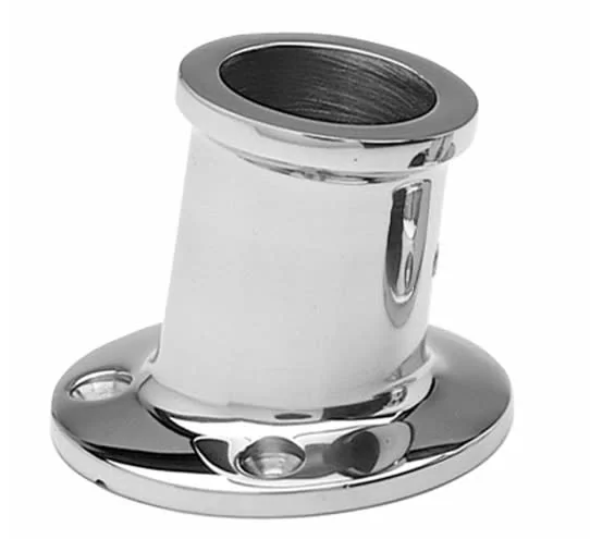 Taylor Made Flag Pole Socket Top Mount Stainless Steel for 1” to 1- 1/4” Flag Pole #966