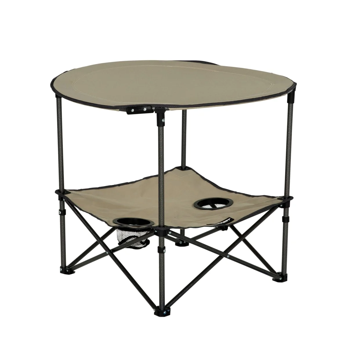 Lippert Two-Tier Folding Camping Table - Sand #2023053721