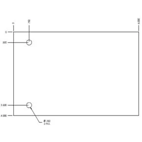 Plt 6 X 4 Pc Black