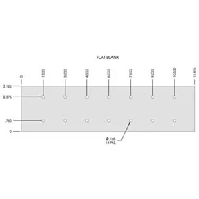 Plt 11.875  X 3.125
