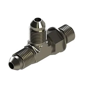 1/4&quot; Hydraulic Fitting - Run Tee (6804-04-04-04)