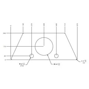 RV Chassis Plate 8.75&quot; x 3.5&quot;