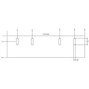 Plate 18 X 5 - Black