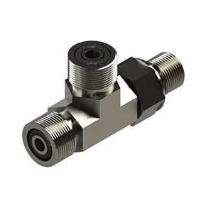 1/4&quot; Hydraulic Fitting - Run Tee (FS6804-04-04-04)