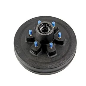 Lippert 10&quot; Brake Drum Hub with Bearing Kit - 6 on 5-1/2&quot;, 1/2&quot; Studs, 4,400-lb. Axles #141286