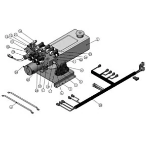 Hydraulic Leveling and Slide-Out Pump Assembly